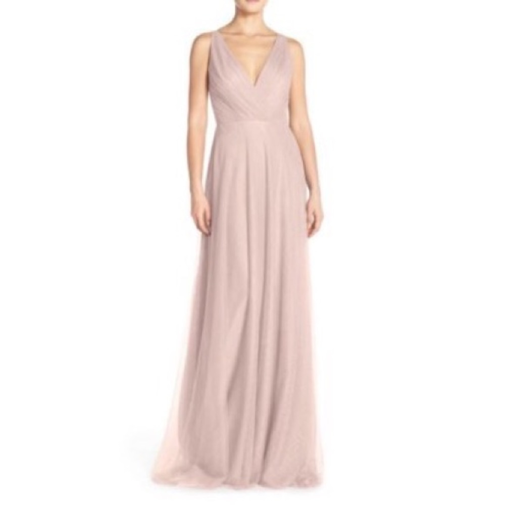 Monique Lhuillier Bridesmaids Tulle Gown Sz 12